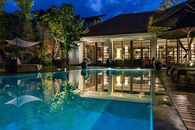 Professional luxury villa photography by LuxViz in Bali Indonesia Villa Karishma